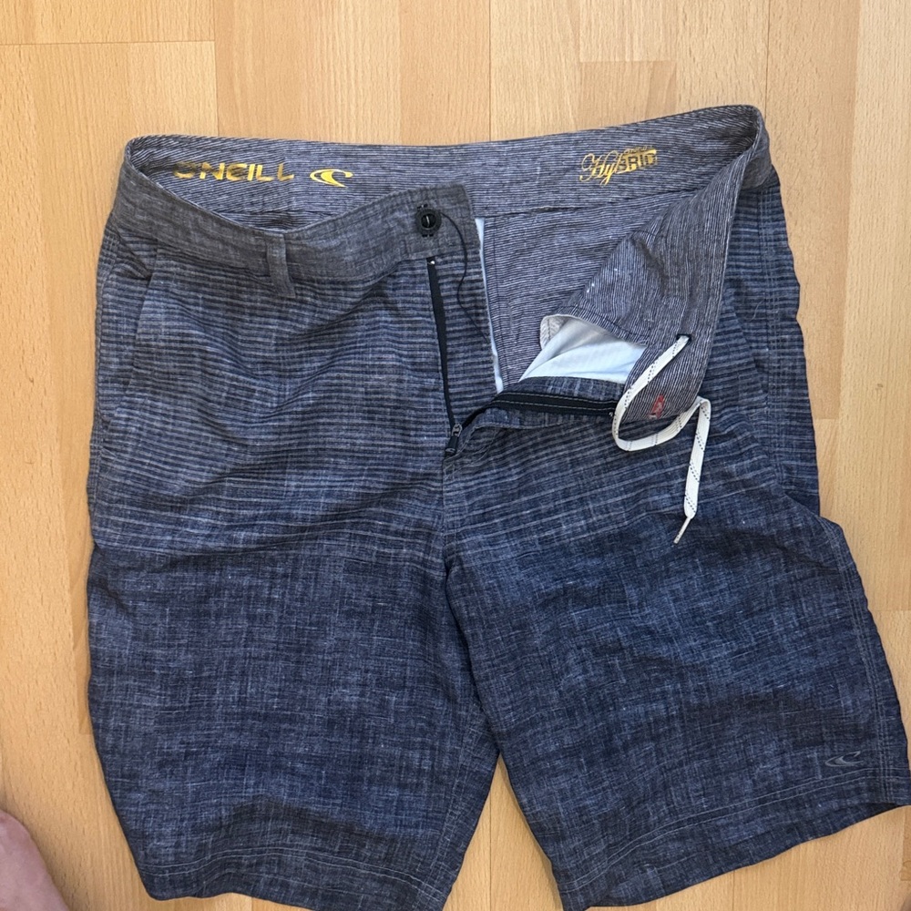 O'Neill Charcoal and Gray Board Shorts